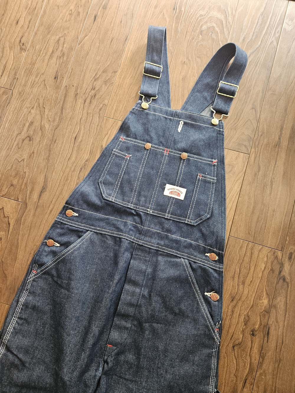 Round House Denim Carpenter Overalls Mens 32 x 32 Workwear